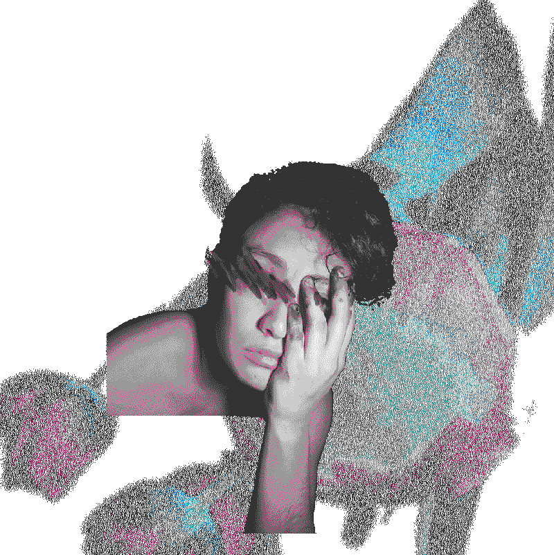 bloom 4. Mixed media, 2021.