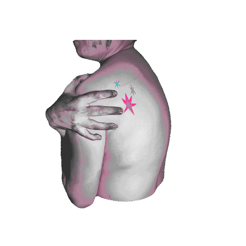 bloom 3. Mixed media, 2021.