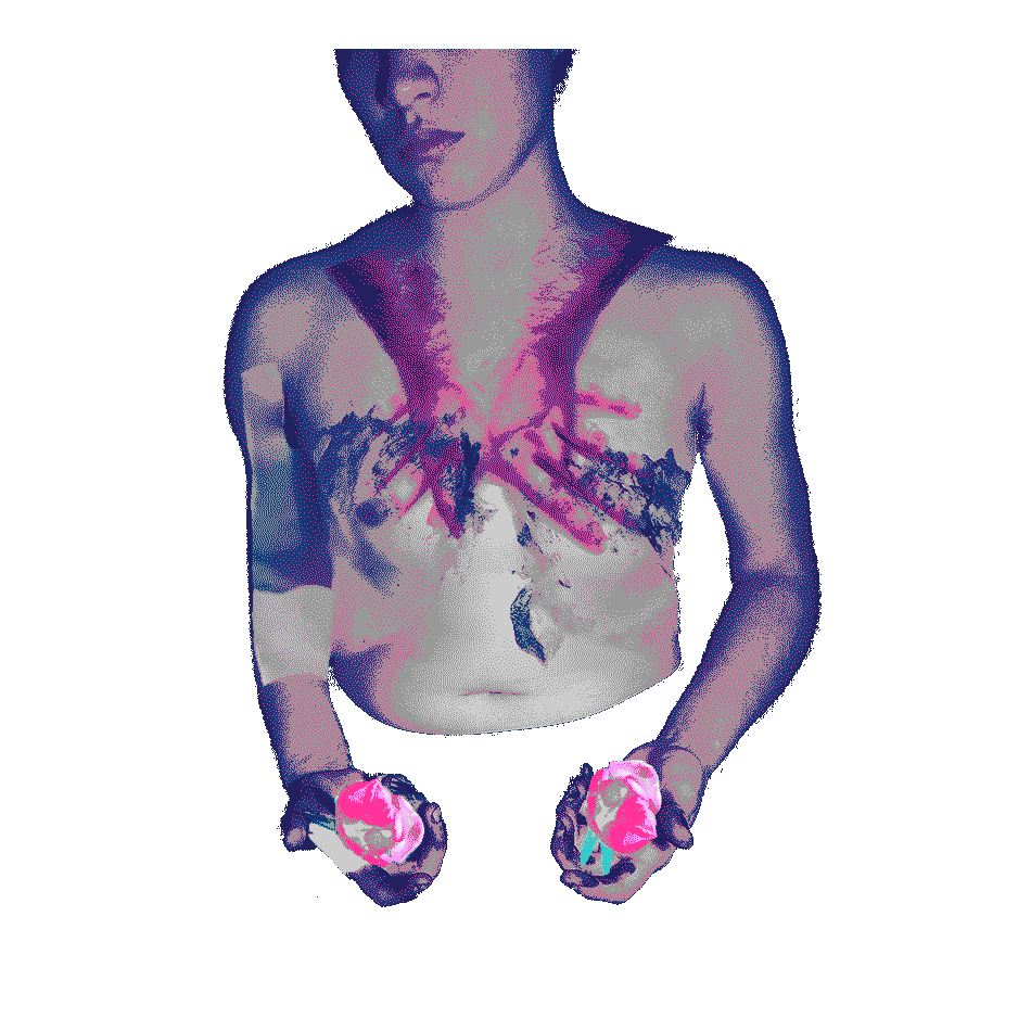 bloom 1. Mixed media, 2021.