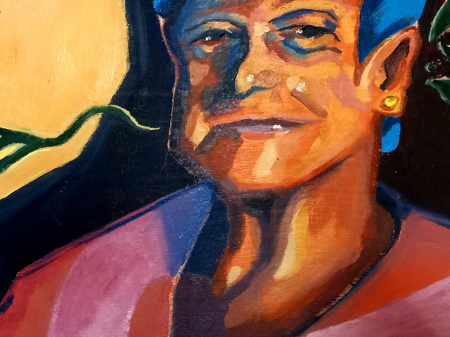 Paila. Acrylic on woodboard, 2023.